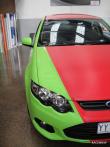 Kiwi Green & Red Carbon Fiber, Hexis Training. 